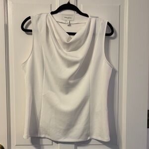 Banana Republic White Sleeveless Top